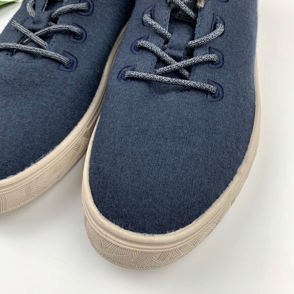 YY Nation Cirro Merino Wool Sneakers Blue Cream Casual Comfort Mens 7.5 Womens 9 - Picture 2 of 11